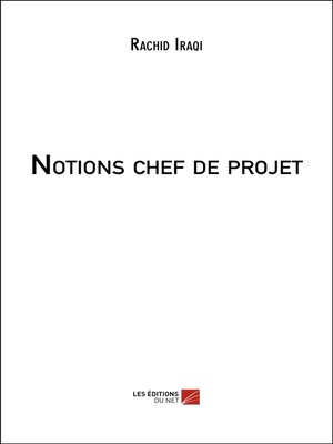 cover image of Notions chef de projet